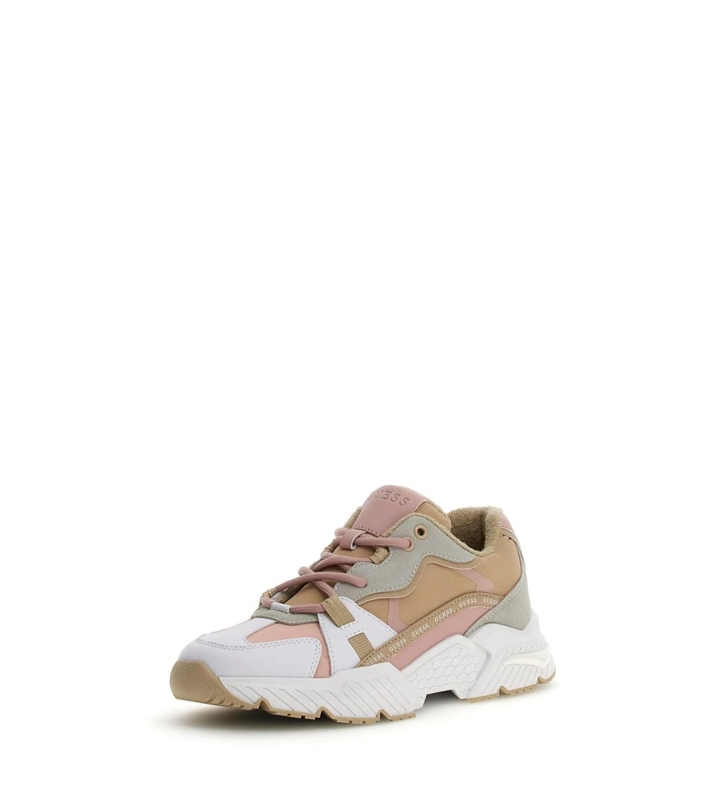 Sneakers Guess FLJCAR ELE12 Bianche/Rosa - Comfort e Stile